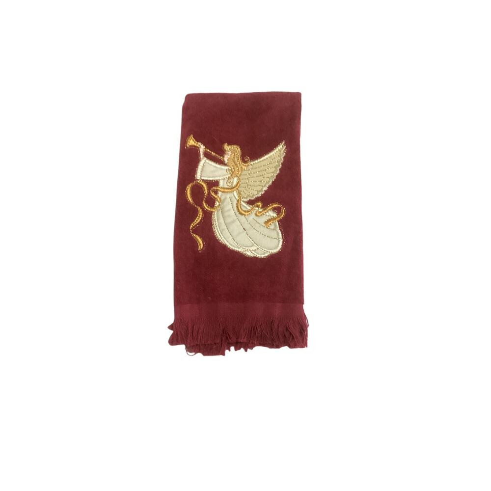Embroidered Decorative Angel Towel